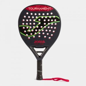 Pala de pádel Tournament negro rojo vista de frente