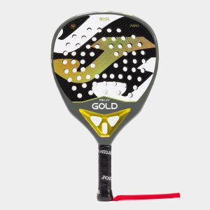 Pala de pádel Gold Pro negro oro vista de frente 2