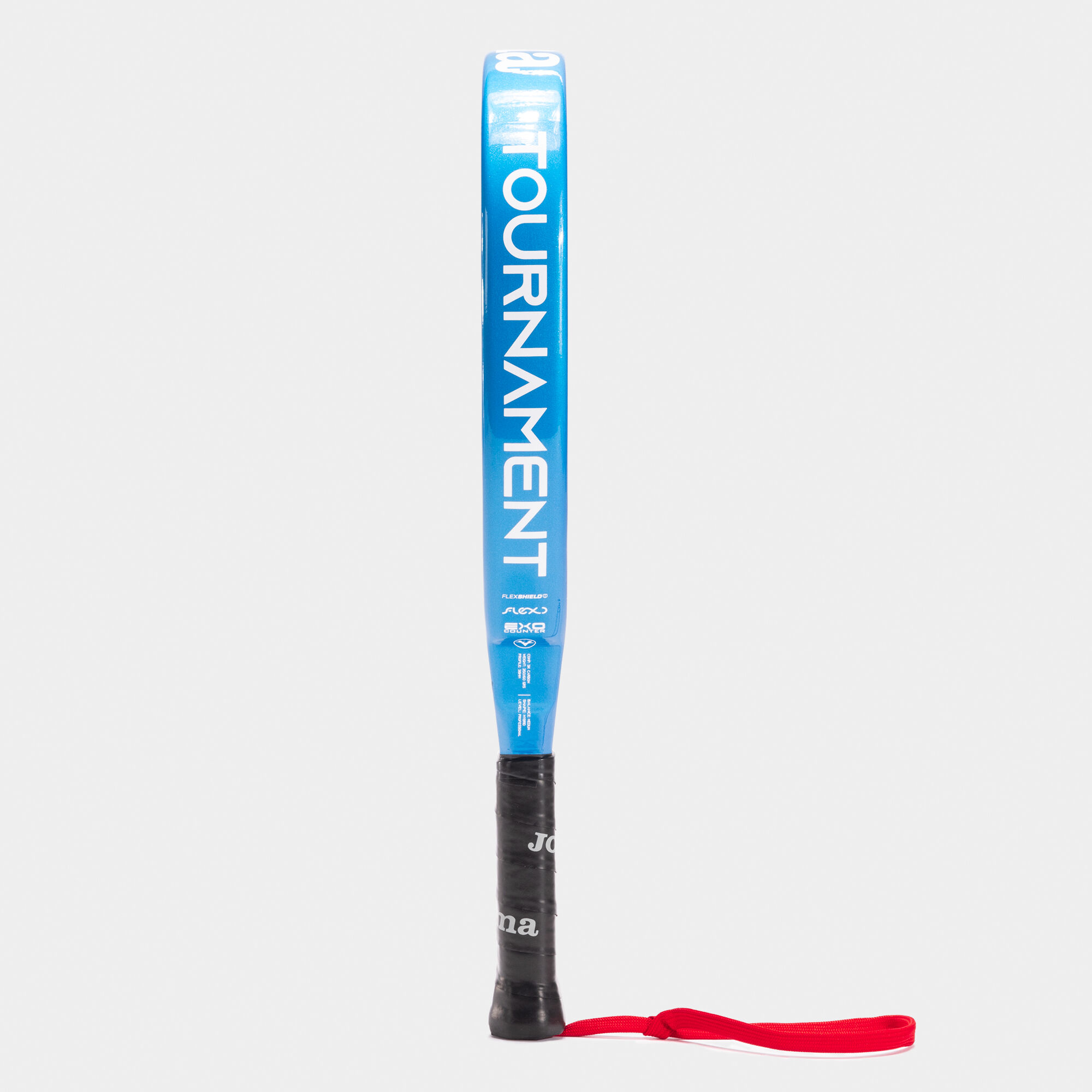 Pala de pádel Tournament Pro marino rojo vista de perfil 2