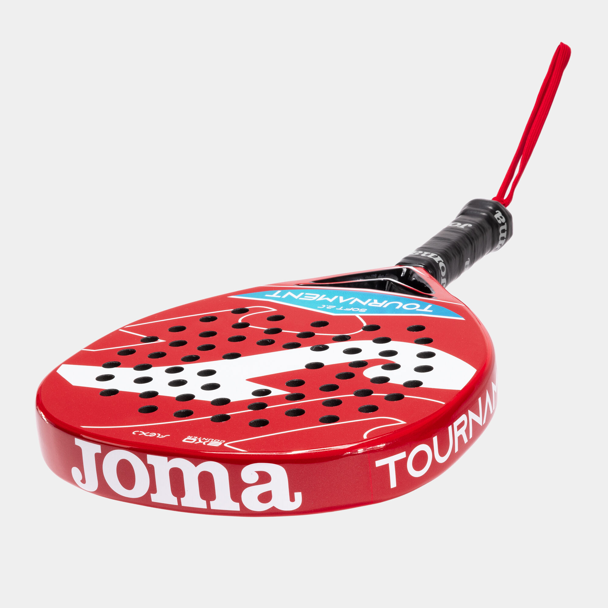 Pala de pádel Tournament Soft rojo blanco