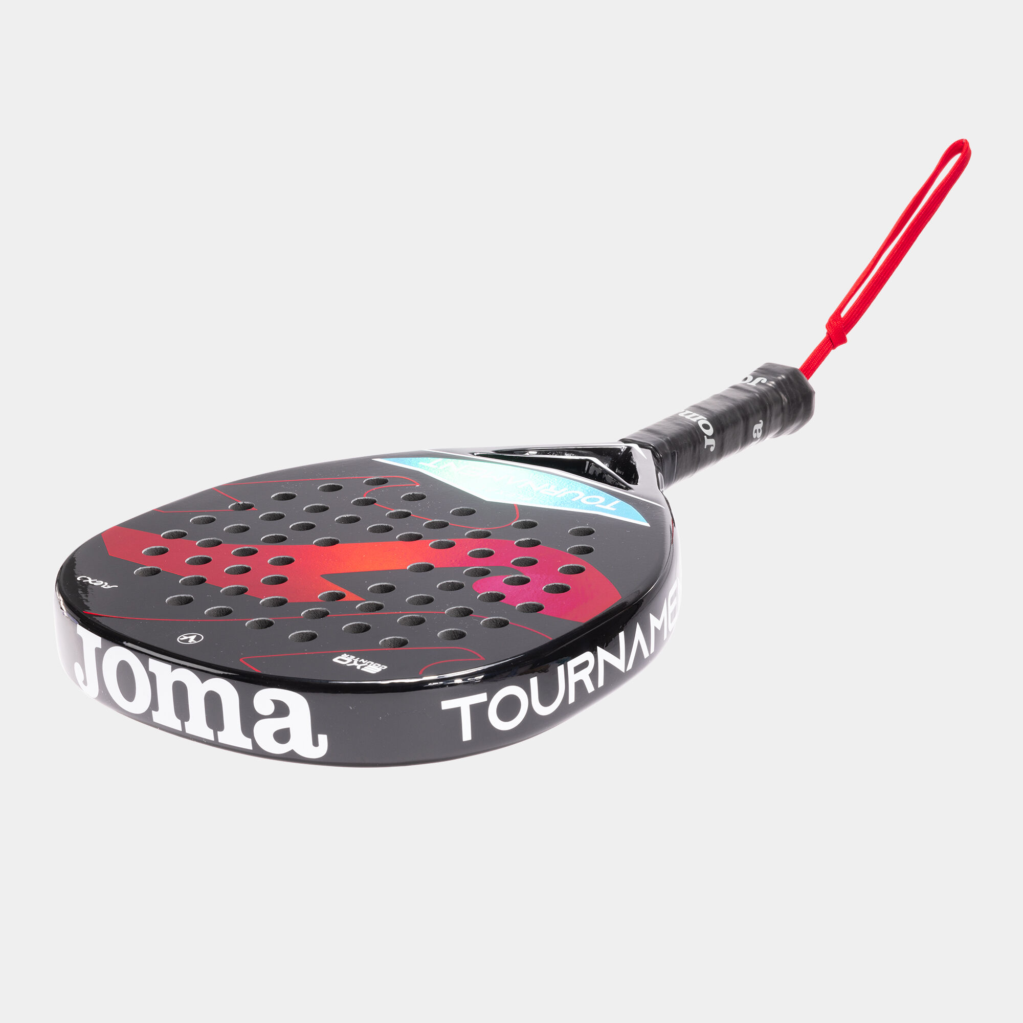 Pala de pádel Tournament Flex negro rojo