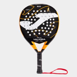 Pala de pádel Valkiria Pro Carolina Navarro negro naranja