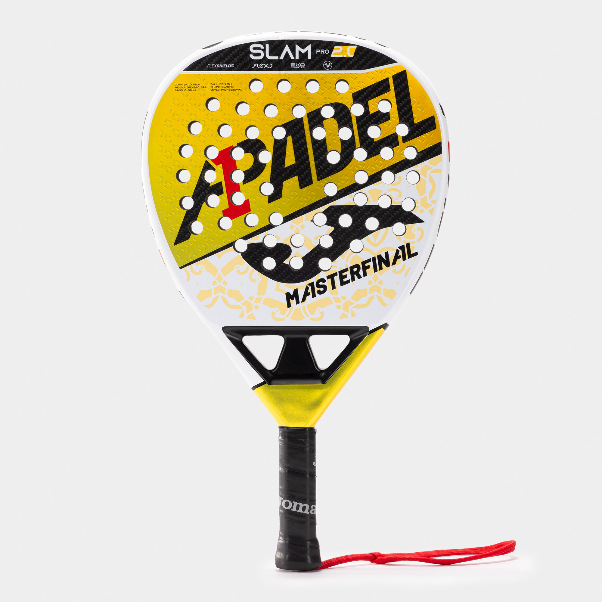 Pala de pádel Slam Pro A1 Padel 24/25 vista de frente