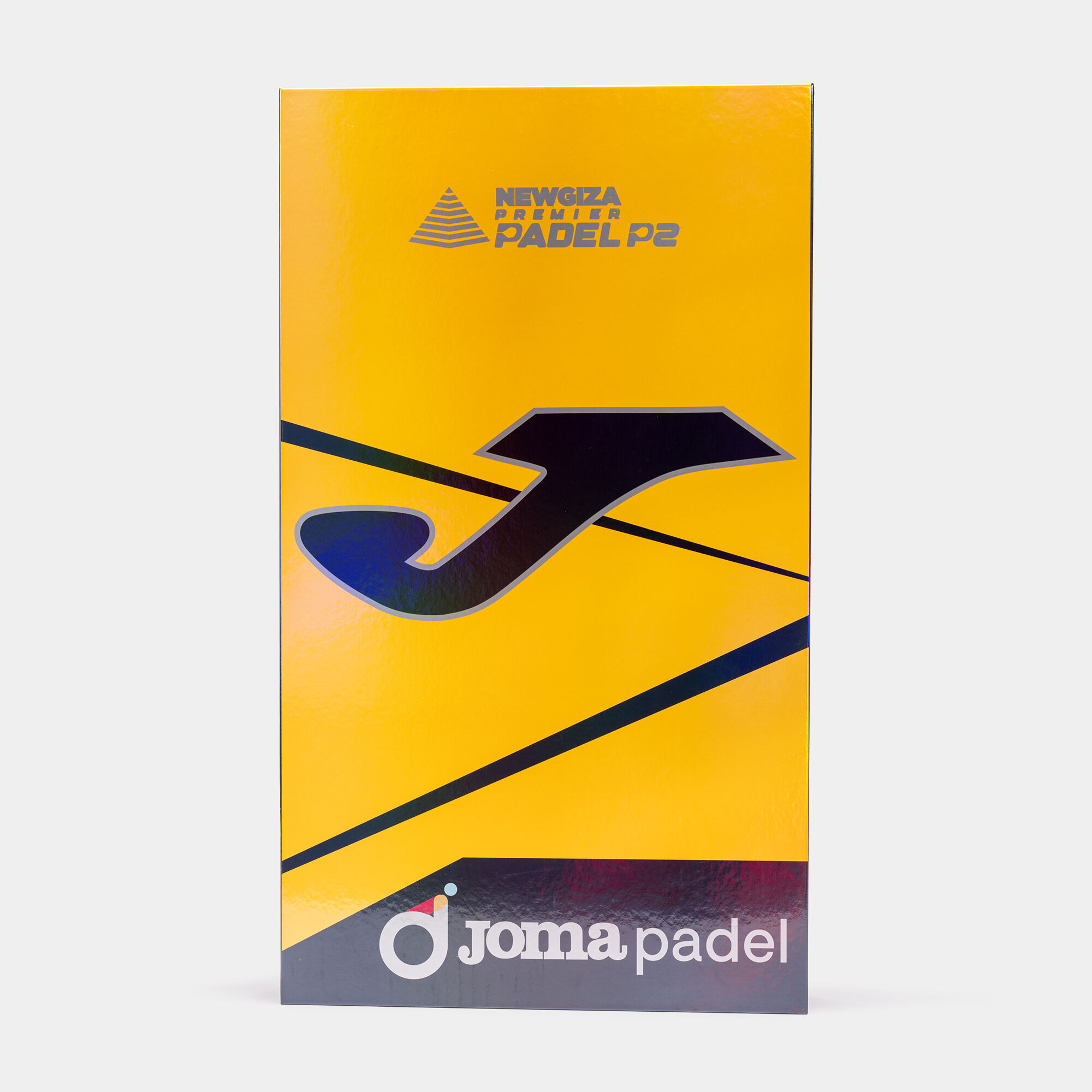 Caja de Pala de pádel Slam Pro New Giza Premier Padel negro amarillo